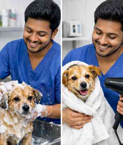 Pet Bathing Hyderabad